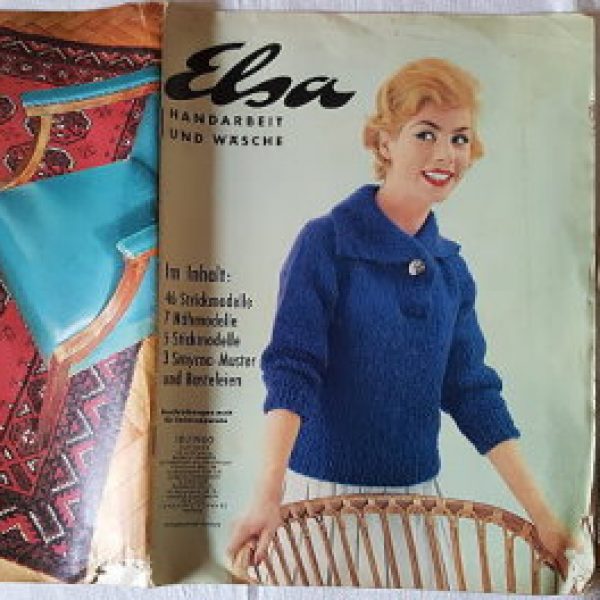 Alte "Elsa" Handarbeitszeitung 1960