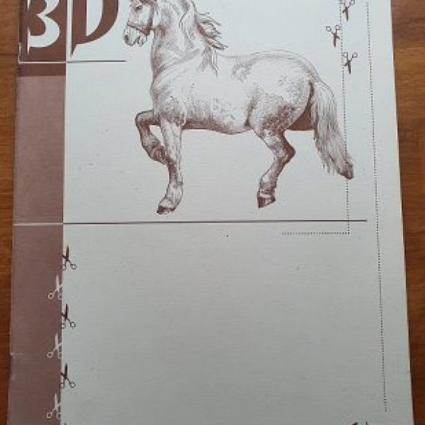 Pferde in 3-D-Form