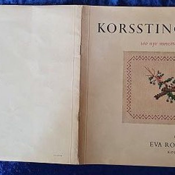 Altes Stickbuch "Korsstingsmonstre" Eva Rosenstand