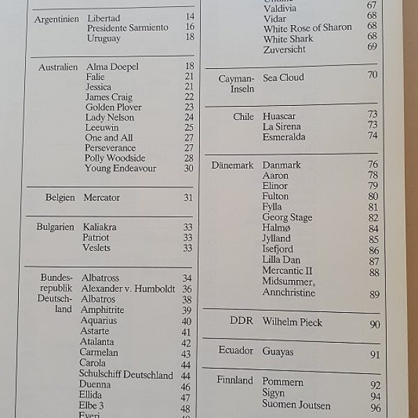 DIE LETZTEN GROSSEN SEGEL-SCHIFFE