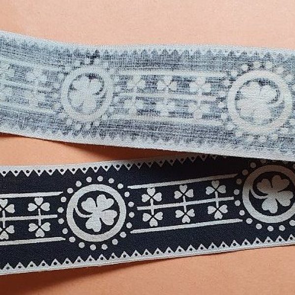 antikes Baumwollband bedruckt