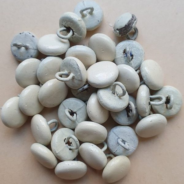 10 alte Schuhschnallenknöpfe