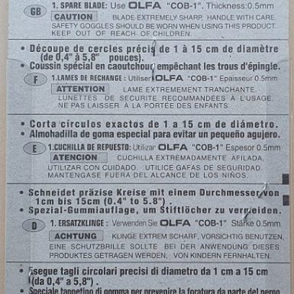 Kompass-Messer Olfa CMP-1