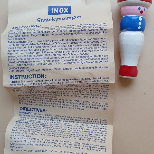 Strickliesel oder Strickpuppe