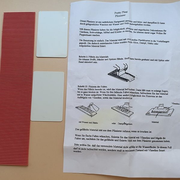 Plissierer aus natürlichem Hartgummi