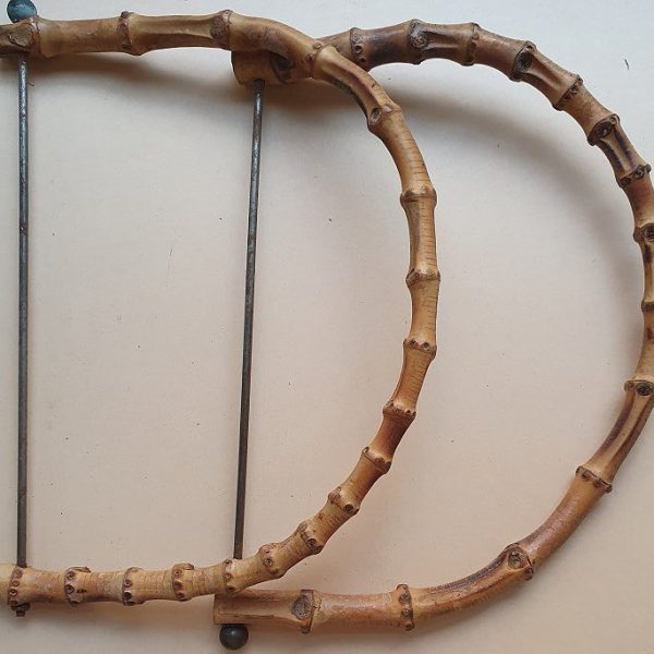 antike Taschenbügel Bambus