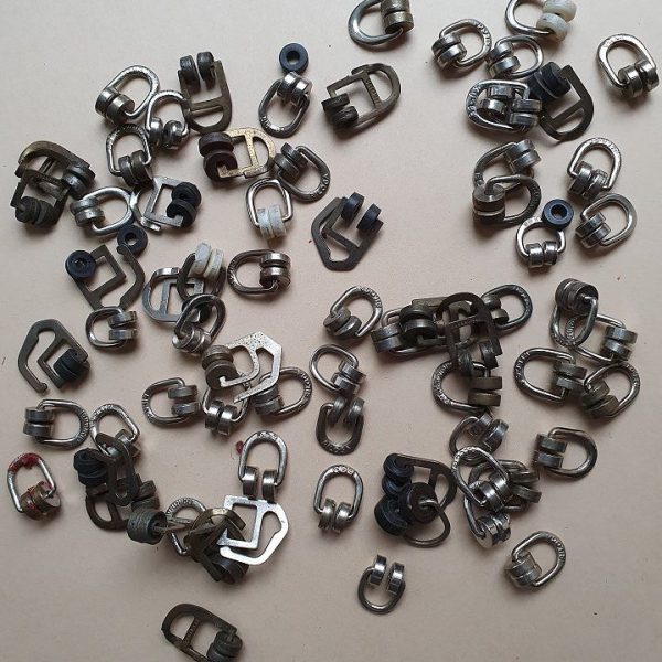 antike Vorhanghaken Gleitrollen